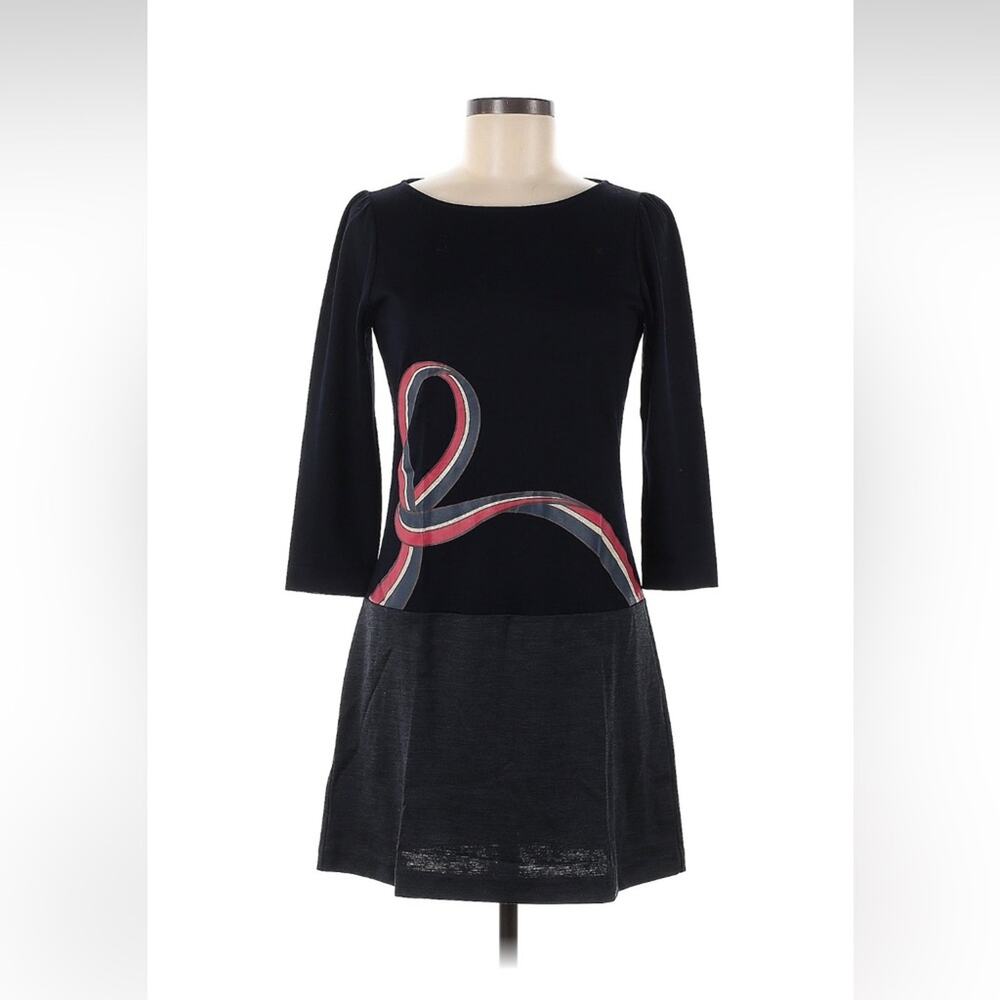 Roberta di Camerino Fortuna drop waist ribbon dress, small-med